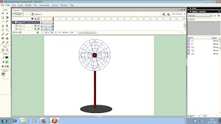 Macromedia flash 8  Making an electric fan full video [upl. by Htelimay651]