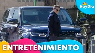 Luis Miguel Es captado llevando a las hijas de su novia a la escuela  Hoy Día  Telemundo [upl. by Avery]