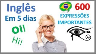 Aprender Inglês em 5 dias  Conversação para iniciantes [upl. by Killen551]