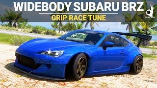 Forza Horizon 5 Tuning  2013 Subaru BRZ Rocket Bunny Widebody  FH5 Race Build Tune amp Gameplay [upl. by Ahtiekahs]