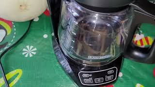 BlackDecker 12 cups programmable coffee makerunboxing and testing link below👇 [upl. by Sansen377]