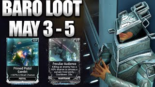 Warframe Baro KiTeer Primed Mod List  Void Trader Recommendations May 3rd [upl. by Doley]