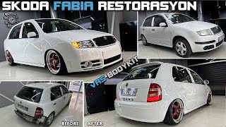 Skoda FABIA Restorasyon amp vRS Dönüşüm  Modifiye [upl. by Sisson]