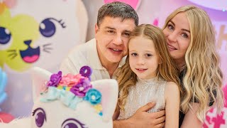 Nastya and her birthday party 8 years old [upl. by Giacamo]