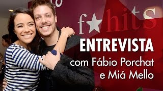 ENTREVISTA COM FÀBIO PORCHAT E MIÀ MELLO  QG fhits  FHITS TV [upl. by Ariaec251]