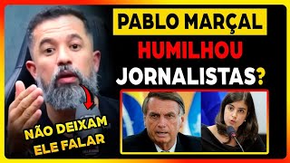 PABLO MARÇAL CONFRONTA 3 JORNALISTAS EM SABATINA [upl. by Froehlich]