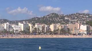 Boat coast trip from Lloret de mar to Blanes part 1 [upl. by Verada]