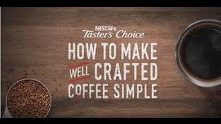 How to Make Instant Coffee With NESCAFÉ Taster’s Choice [upl. by Courtenay564]