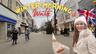 Exploring Hounslow West London on a Chilly winter Morning 4K  City Walk London [upl. by Eirellav]