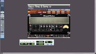 Recording with Amplitube in Pro Tools [upl. by Wilmar]