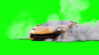 car drifting green screen  green screen video [upl. by Billmyre594]