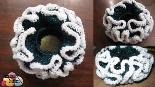 VERY EASY Double Crochet Scrunchie  Crochet Tutorial [upl. by Ttayw]