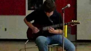 Through the Fire and the Flames TALENT SHOW Guitar Cover by Kurtis McPherson [upl. by Ayamat155]