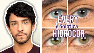 All SOLOTICA Hidrocor Contact Lenses Best Colored Lenses of 2023 [upl. by Romney604]