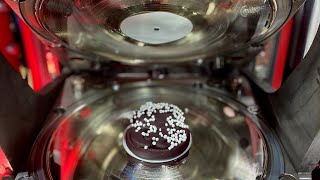 How a beautiful vinyl is made 🥰🔥 vinyl dj factory machine manufacturing [upl. by Marentic]