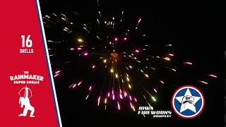 Iowa Fireworks  Rain Maker Super Shells [upl. by Inaffit]