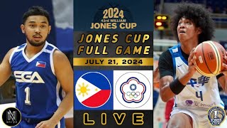 JONES CUP 2024 LIVE PHILIPPINES VS ROCA JULY 20 2024 [upl. by Johppah]