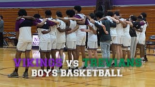 Niles North Vikings Boys Basketball vs New Trier Trevians [upl. by Enirod]