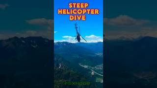 Epic Helicopter Dive AdrenalineFueled Freefall shorts helicopter [upl. by Odlo]