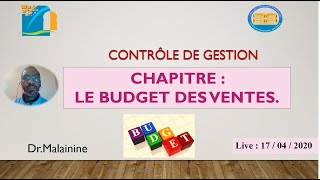 Contrôle de gestion Budget des ventes [upl. by Danyelle]