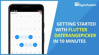 Getting Started with Flutter DateRangePicker in 10 Minutes [upl. by Keg]