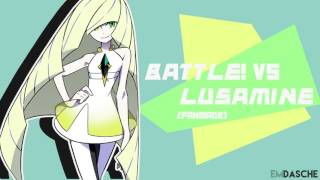 Pokémon SunMoon  Battle VS Aether Foundation Leader Lusamine Fanmade [upl. by Yrahca]