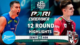 Zenit vs ASK  HIGHLIGHTS  12 Round  Pari SuperLeague 2025 [upl. by Geiss]