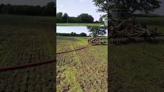 John Deere 8530 spreading manure on a September morningjohndeere redshahan agriculture drone [upl. by Nerat]