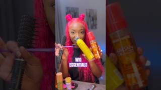 Wig must haves for beginners kit 😍youtubeshorts hair wiginstall transformation viralvideo [upl. by Joye]