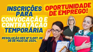 Educação de MG abre inscrições para convocação e contratação temporária na rede estadual de ensino [upl. by Ayekehs119]