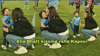 Raha Kapoor Enjoying With Ranbir Kapoor and Alia Bhatt In a Football Match in Mumbai [upl. by Stiegler]