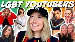 TOP 10 LGBT YOUTUBERS [upl. by Hannahs603]