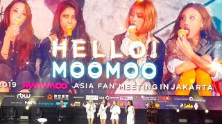 Mamamoo Fanmeeting in Jakarta Hello Moomoo 2019 MAMAMOO Asia Fan Meeting in Jakarta FANCAM Part 3 [upl. by Atiuqrahs]