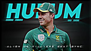 AB DE VILLIERS X Hukum • WhatsApp status 🥶 beat sync 😈🔥• cricket trending [upl. by Zap]