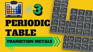 Transition Metals  Periodic Table  MsChemic [upl. by Valente]