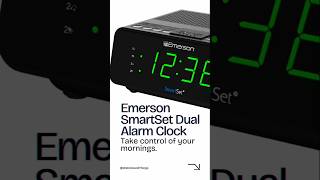 Emerson SmartSet Dual Alarm Clock [upl. by Naasar]