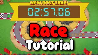 BTD6 Race Tutorial  guide  The Olympics [upl. by Aicala821]