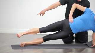 Reduce running injuries with the straight leg side plank with kickbacks [upl. by Nirrol]