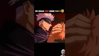 Gojo vs Jogo Domain fight seen part 6 jujutsukaisen gojo jogo gojoedit anime [upl. by Nayr]