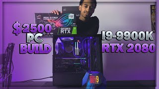 2500 Gaming PC Build  RTX 2080 Intel i99900k One Year Later [upl. by Lurleen135]