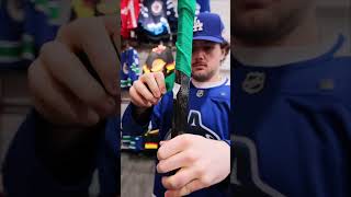 How to tape your stick like the newest Vancouver Canuck BIG Z hockey hockeyshop thehockeyshop [upl. by Suzanne728]