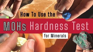 How to Test a Mineral’s Hardness Using MOHs Scale [upl. by Teodoor868]