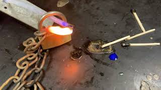 Can glow sticks burn through padlocks [upl. by Masson]