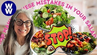 STOP Making Mistakes With Your Salads HighProtein LowPoint Salad Ideas [upl. by Leftwich]