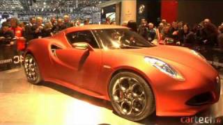 Alfa Romeo 4C Concept au Salon de Genève 2011 [upl. by Fiore]