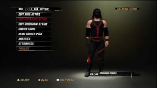 WWE 12 Kane CAW quotTutorialquot [upl. by Yssej]