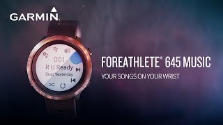 ForeAthlete® 645Music [upl. by Ardaed]