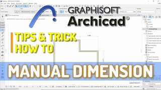 Archicad How To Dimension [upl. by Ellehsad]