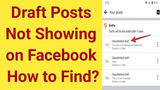 how to find draft posts on Facebook  how to edit draft posts on Facebook  Facebook draft posts [upl. by Bow]