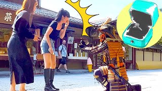 16 SAMURAI Mannequin Prank in Kyoto Japan [upl. by Pazice211]